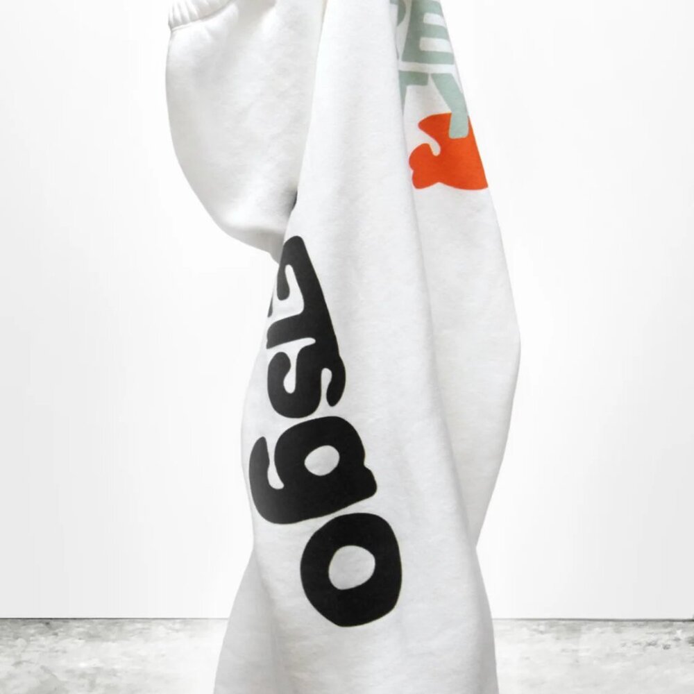 FREE CITY Circa ’99 OG LETSGO Oldschool Polyblend / Fluff Sweatpants – WHITEOUT